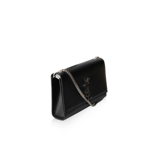 Saint Laurent Medium Grain de Poudre Monogram Kate Bag