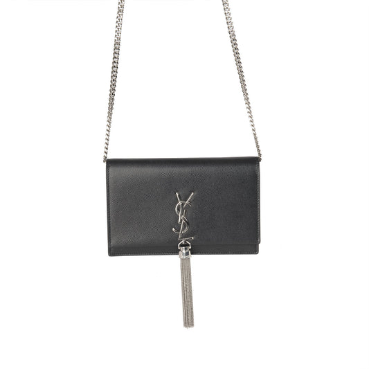 Saint Laurent Monogram Kate Tassel Chain Wallet