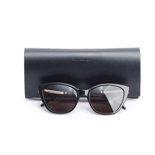 Saint Laurent SL M69 Black Acetate Cat Eye Sunglasses