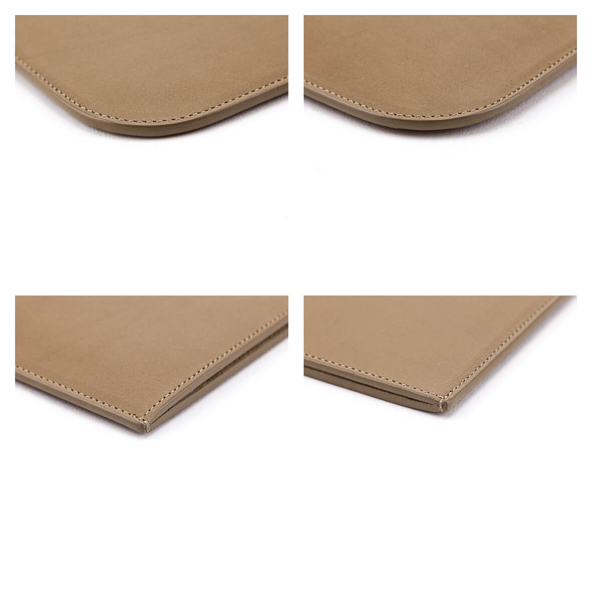 Luxury Saint Laurent Trending 2025 Beige Smooth Calfskin iPad Case