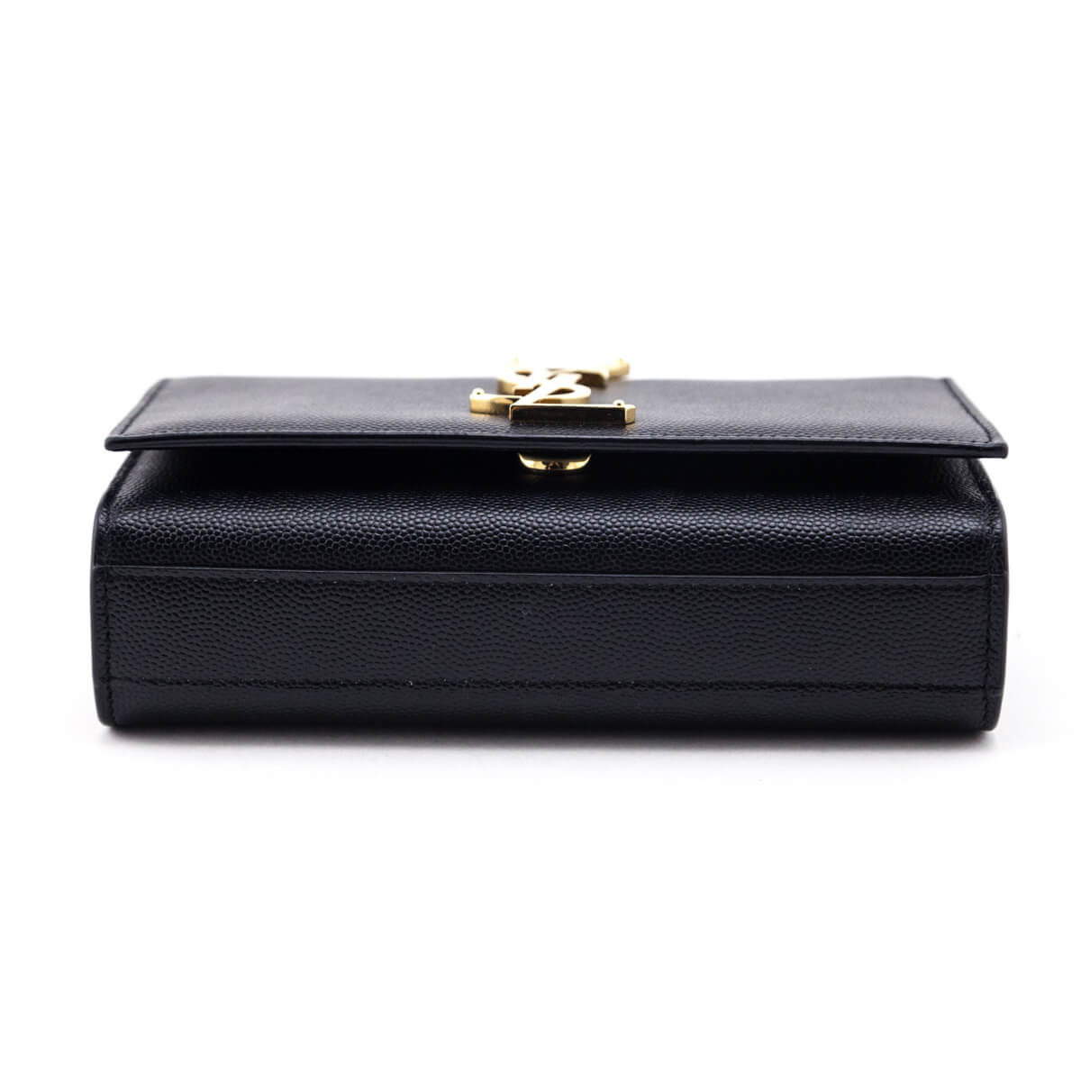 Luxury Saint Laurent Trending 2025 Black Grain de Poudre Small Monogram Kate Chain Bag