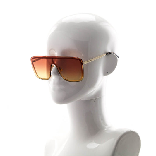 Luxury Saint Laurent Trending 2025 Orange SL 364 Mask Sunglasses