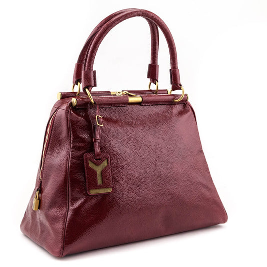 Luxury Saint Laurent Trending 2025 Red Patent Bag