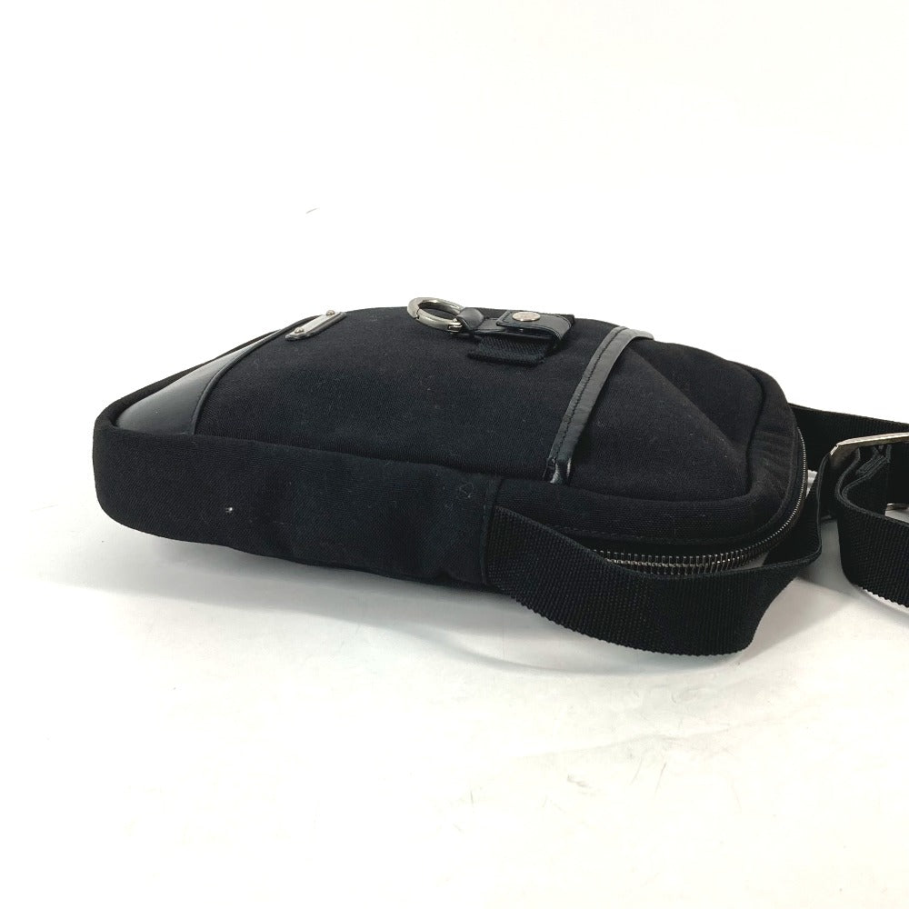 SAINT LAURENT PARIS Shoulder Bag 482777 Leather canvas black Crossbody bag Rivington Sack Pouch mens
