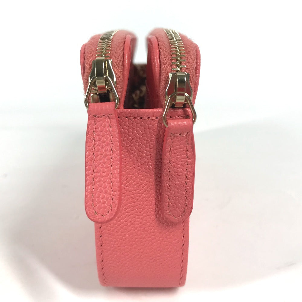 CHANEL Shoulder Bag A84069 Caviar skin Pink x Gold Metal CCCOCO Mark Boy Chanel COCO Mark Women