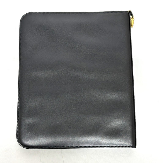 SAINT LAURENT PARIS iPad case 326604 leather black logo mens