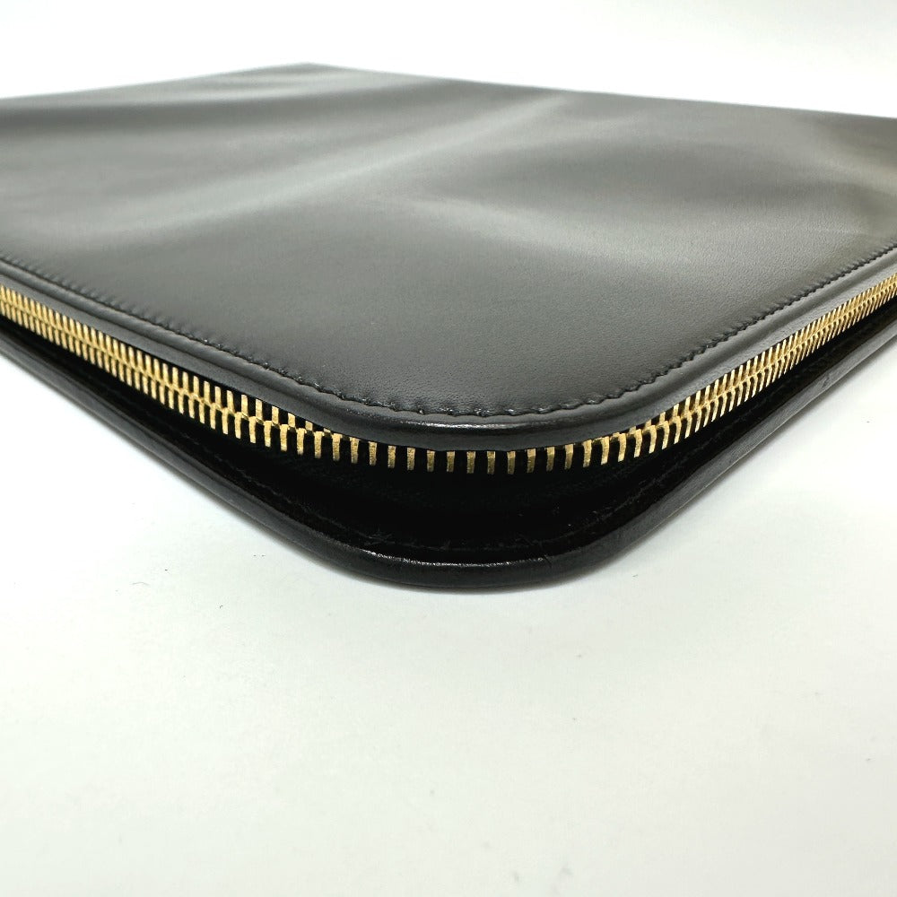 SAINT LAURENT PARIS iPad case 326604 leather black logo mens
