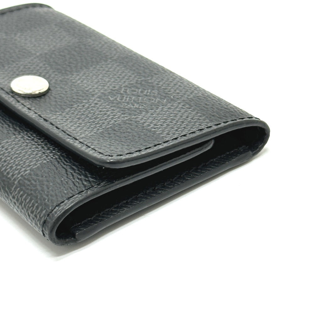 LOUIS VUITTON Key case Key holder N62662 Damier Grafitto Canvas black Multicles6 mens