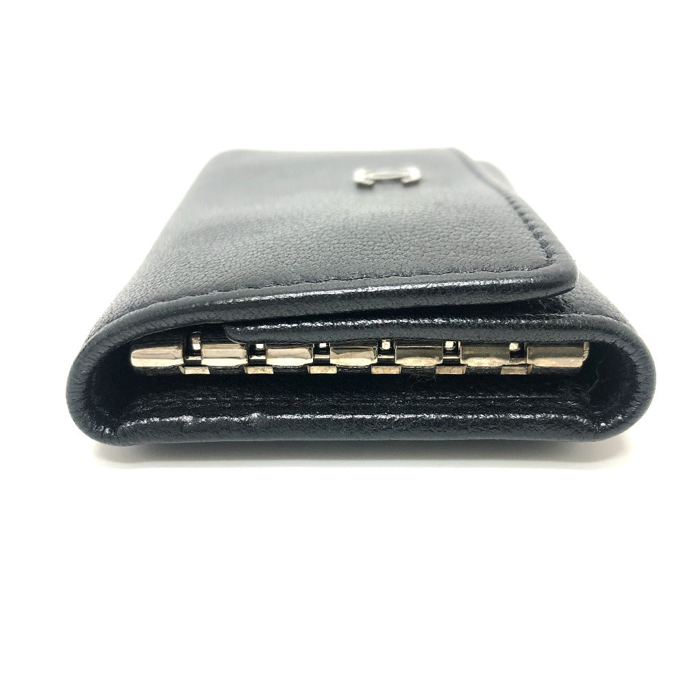 CHANEL Key case Key holder Soft caviar skin black Brilliant COCO Mark Women