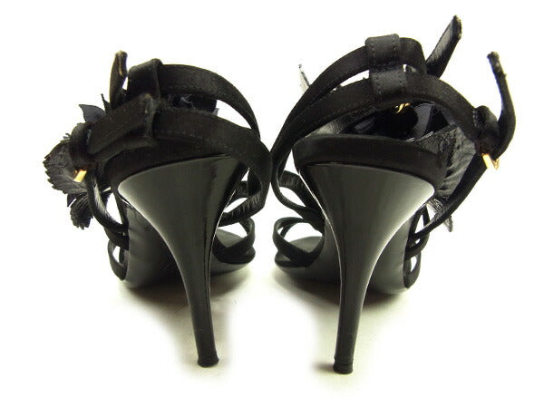 LOUIS VUITTON Sandals black 36 1/2