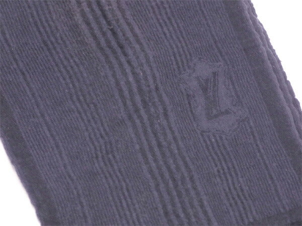LOUIS VUITTON Scarf Gray black