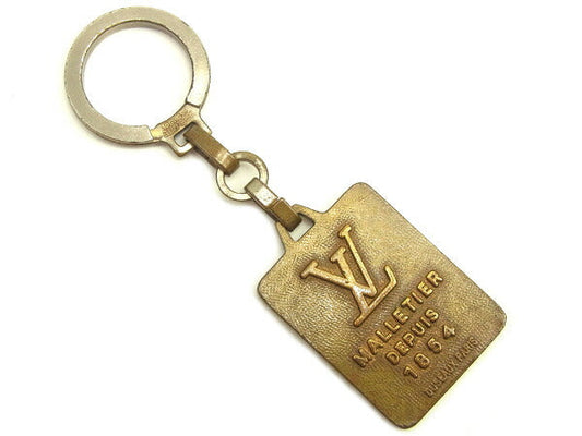LOUIS VUITTON Key ring gold vintage