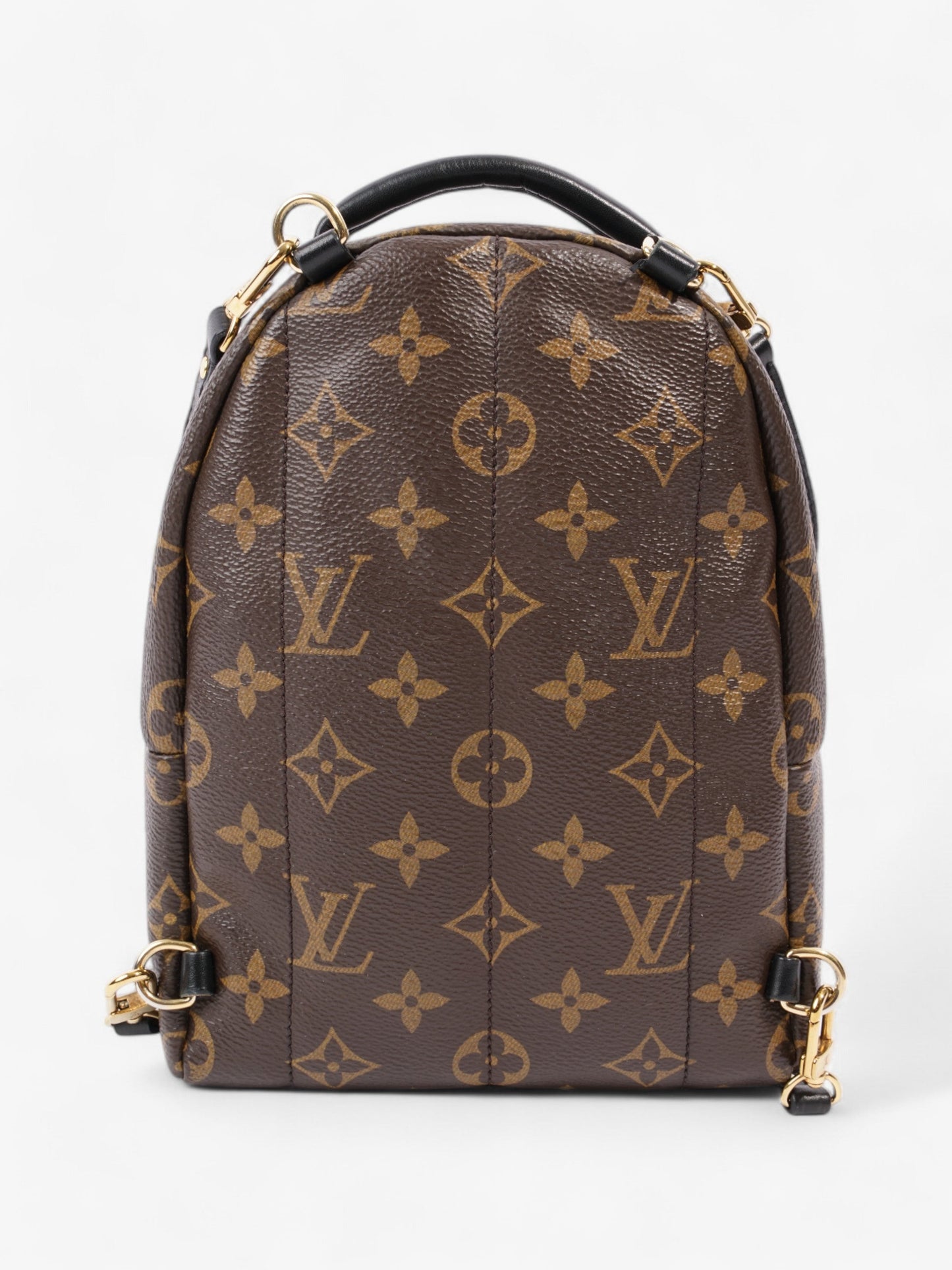 Louis Vuitton Palm Springs Monogram / Black Coated Canvas Mini