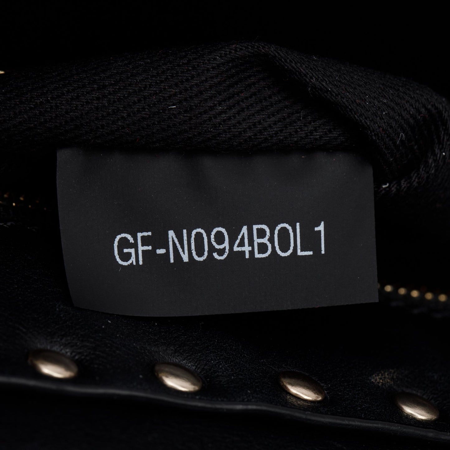 Valentino Black Smooth Calfskin Rockstud Top Handle Bag