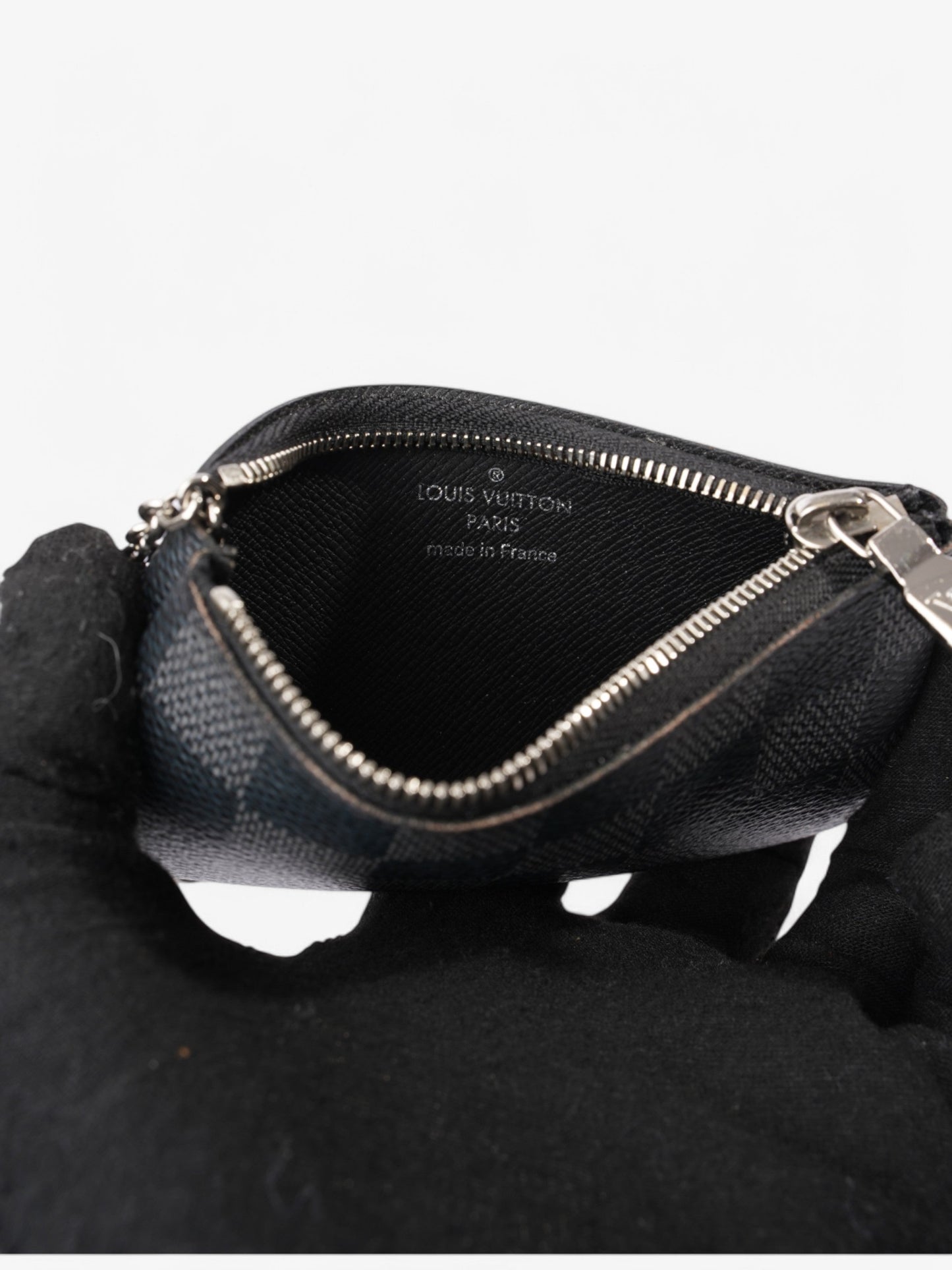 Louis Vuitton Key Pouch Damier Graphite Coated Canvas