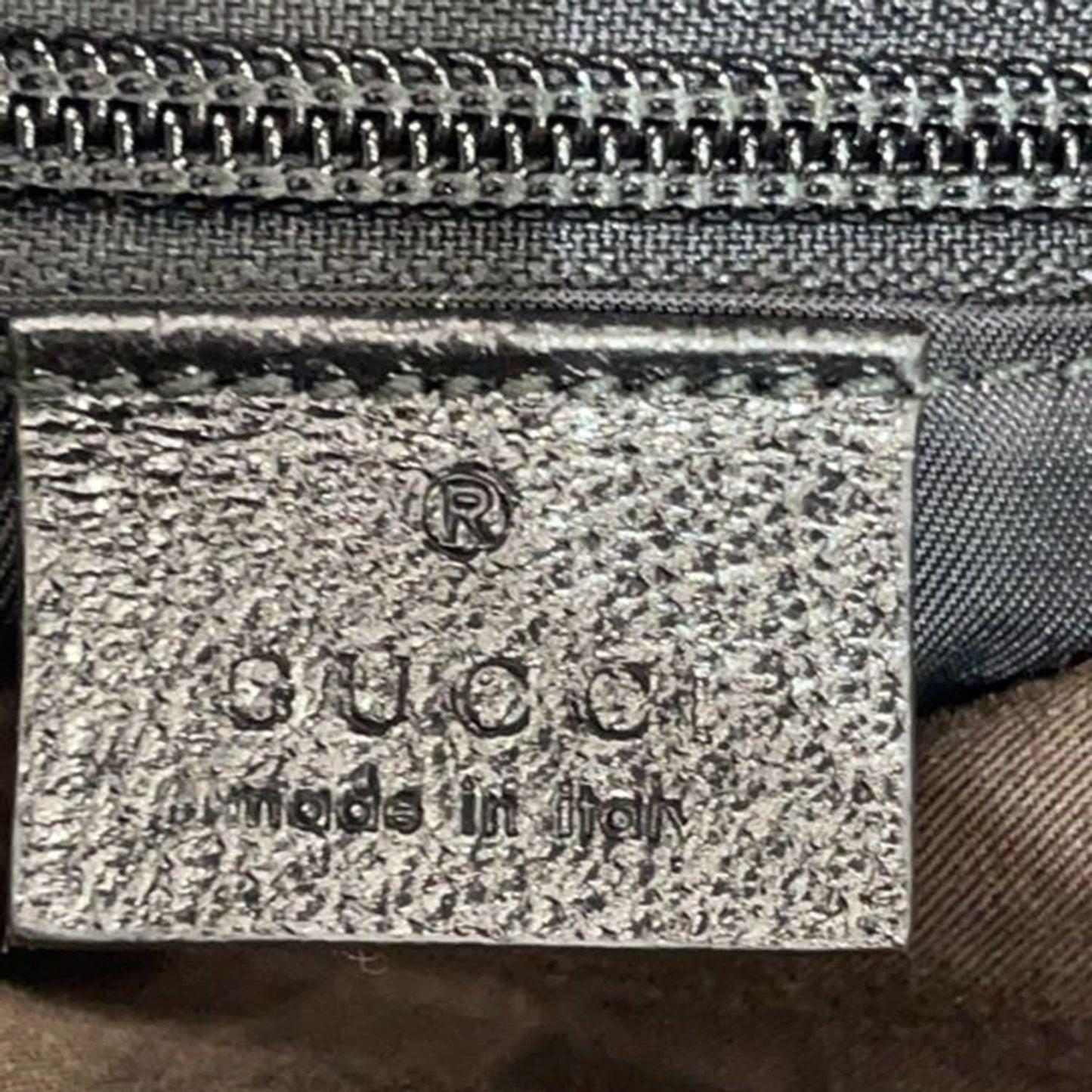 GUCCI GG Monogram Web Large Diaper Tote Bag Black