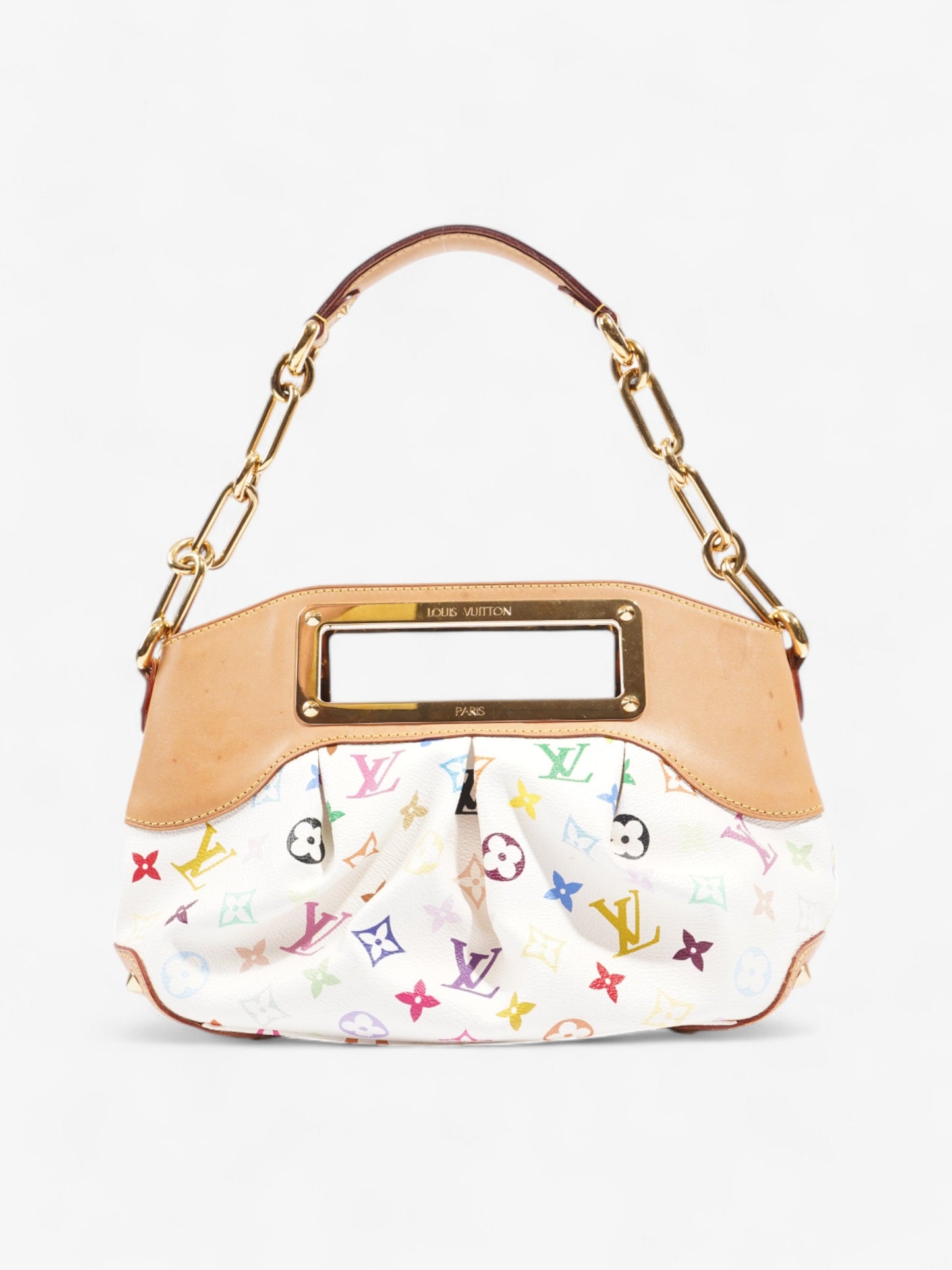 Louis Vuitton Takashi Murakami Judy White / Multicolour Coated Canvas PM