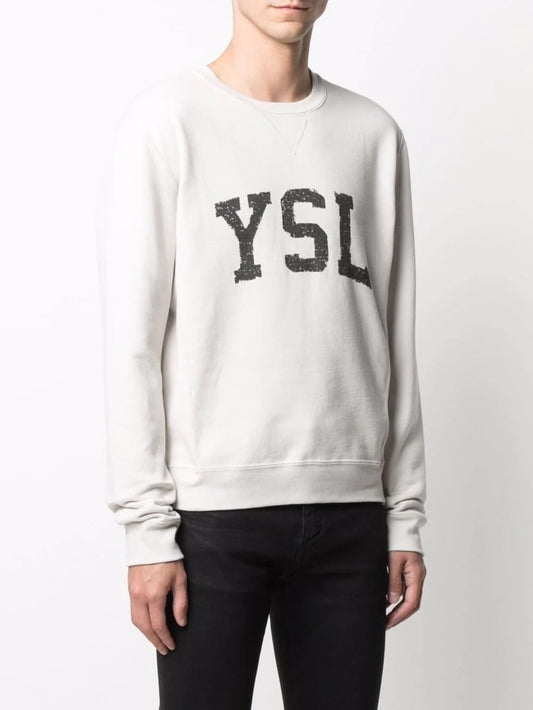 SAINT LAURENT YSL CASSANDRE LOGO SWEATSHIRT
