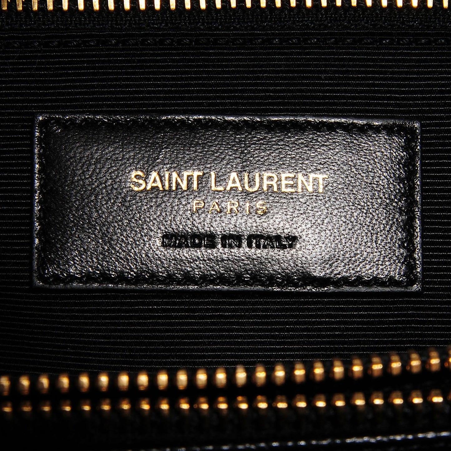 YSL GRAIN DE POUDRE MATELASSE CHEVRON MONOGRAM SHOPPING TOTE