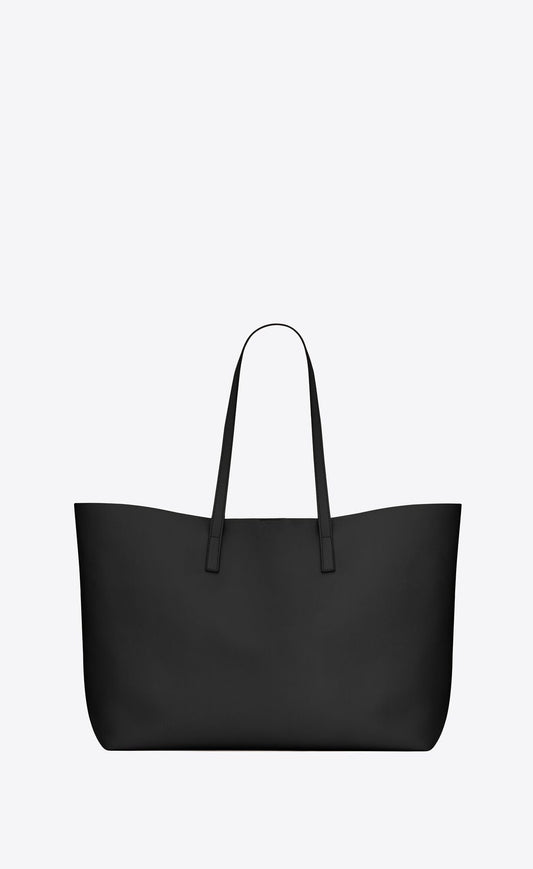 SAINT LAURENT SHOPPING TOTE E/W IN SUPPLE LEATHER