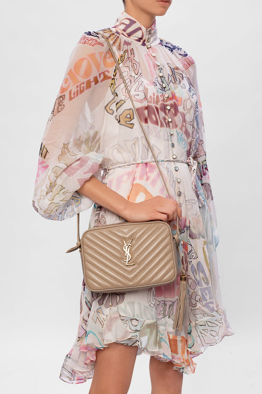 YVES SAINT LAURENT QUILTED CALFSKIN LOU CAMERA BAG