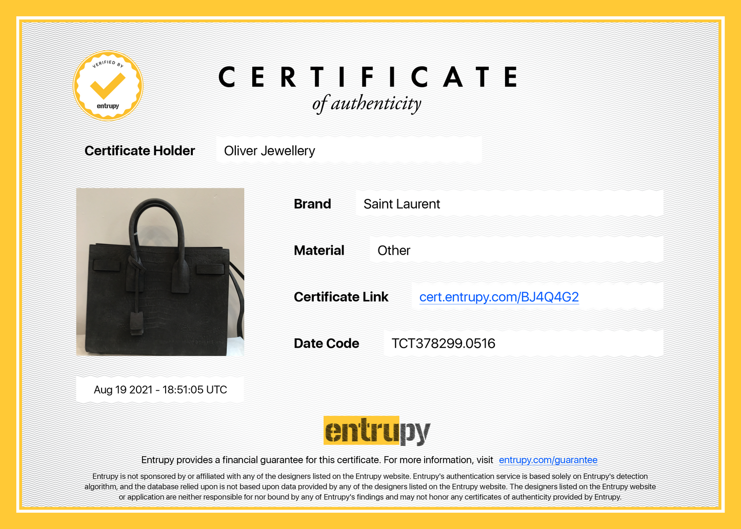 Yves Saint Laurent Crocodile-Embossed Sac De Jour
