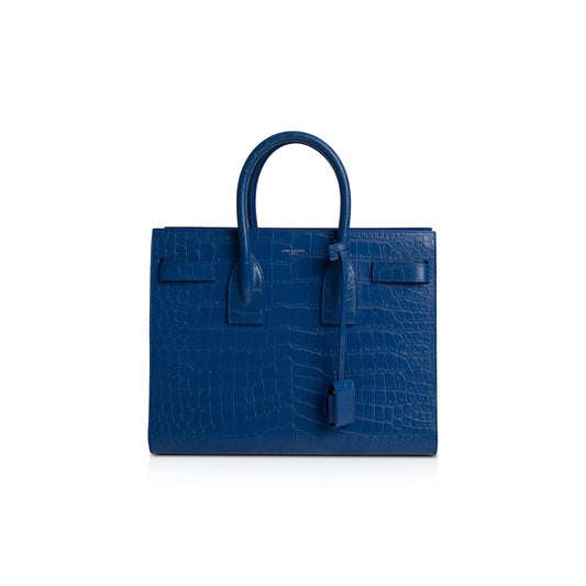 Yves Saint Laurent Small Crocodile-Embossed Sac De Jour