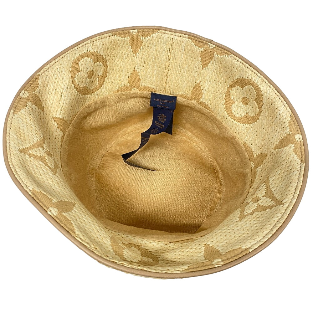 LOUIS VUITTON hat MV0273 Cotton, Rayon beige Bucket hat Women