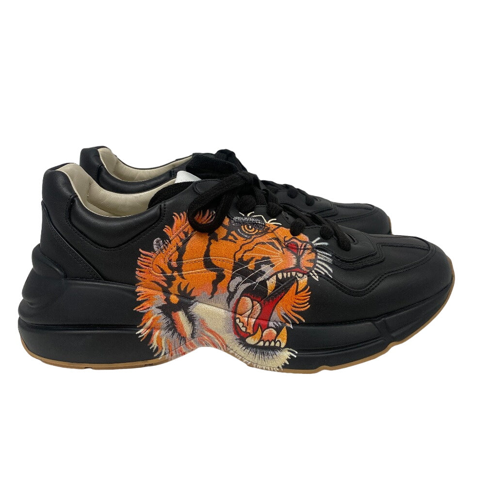 GUCCI sneakers 548635 leather black Ryton mens 9