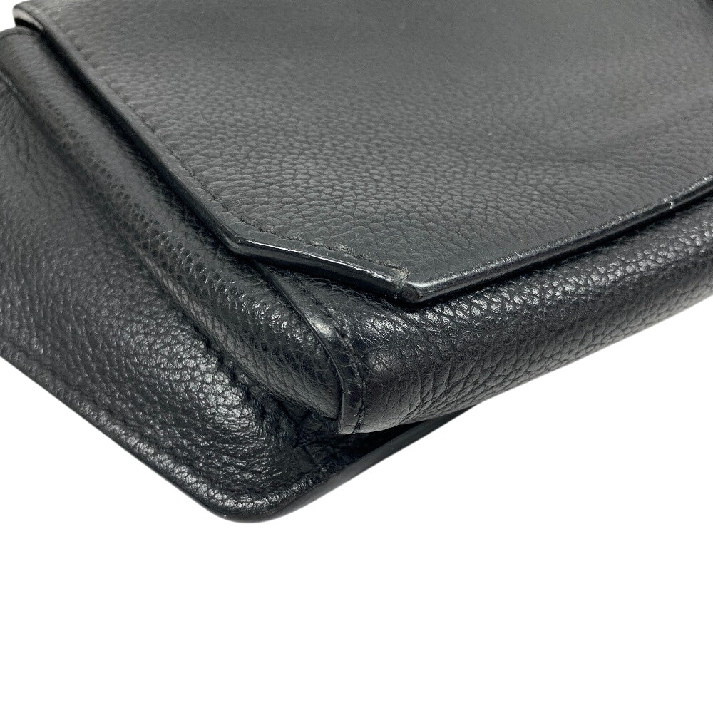 LOUIS VUITTON Sling bag M57081 Grain leather black LV Aerogram takeoff sling mens