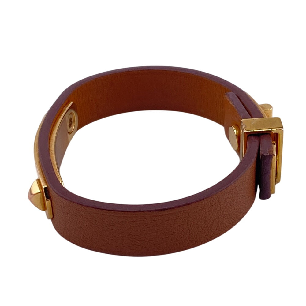 HERMES bracelet leather Brown Asdukour Women(Unisex)