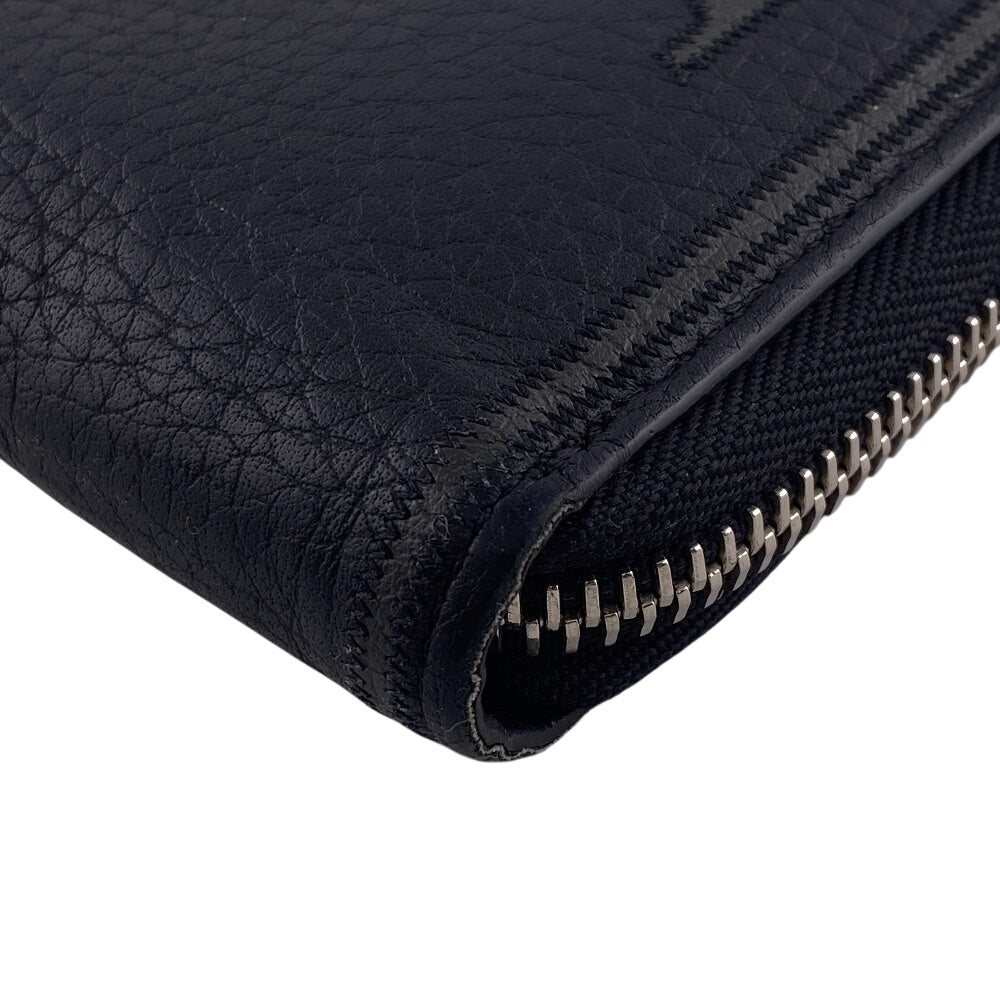 LOUIS VUITTON Long Wallet Purse M68228 Taurillon Clemence black Zippy Wallet Vertical mens
