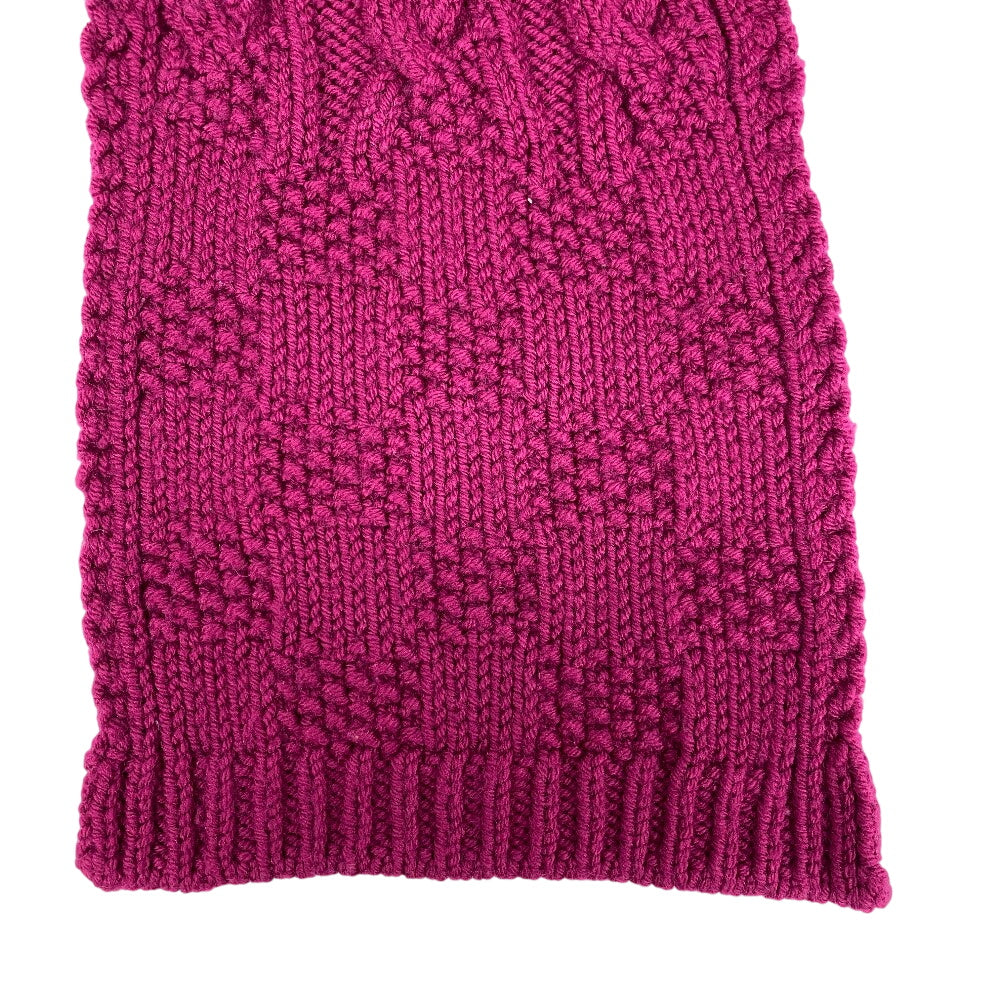 LOUIS VUITTON Scarf 400352 wool purple Echarpe Constance Women