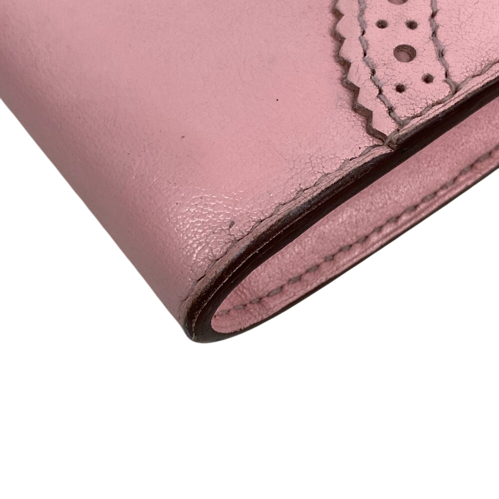HERMES Long Wallet Purse 068964CK3Q Vaux Swift pink Kelly Wallet Gillies Women