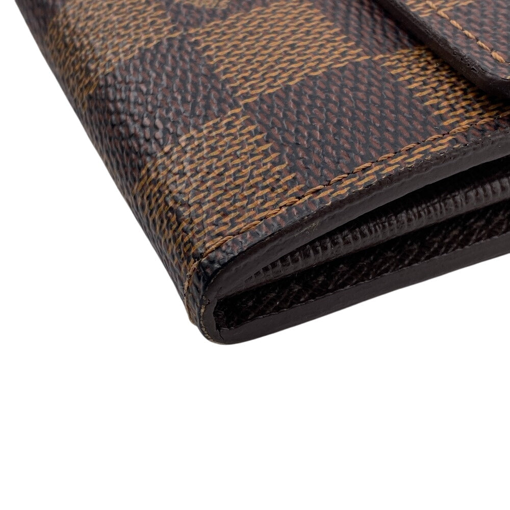 LOUIS VUITTON Long Wallet Purse N61734 Damier Brown Damier Sara Women