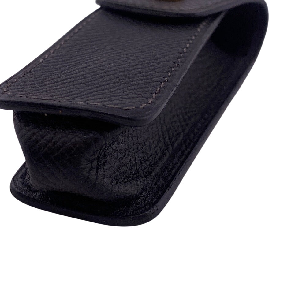HERMES Other accessories leather black Serie