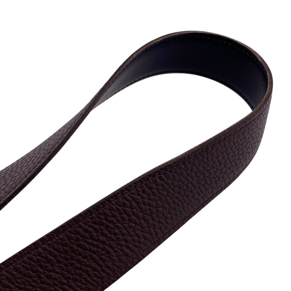 HERMES belt Leather, Metal Brown Easy mens 105