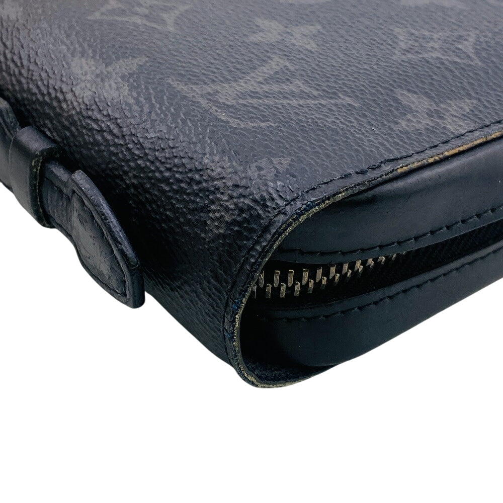LOUIS VUITTON Long Wallet Purse M61698 Monogram Eclipse black Monogram Eclipse Zippy XL