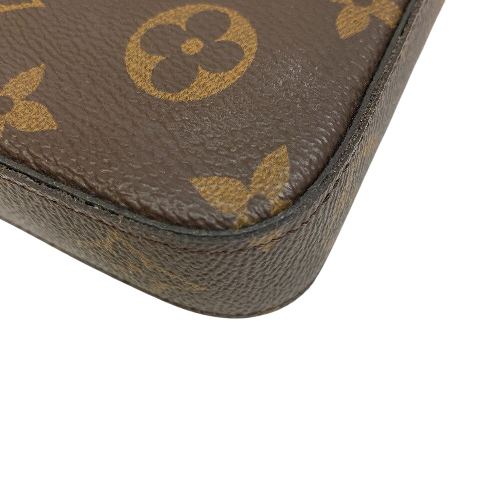 LOUIS VUITTON Pochette M81896 leather black Monogram Pochette Felice