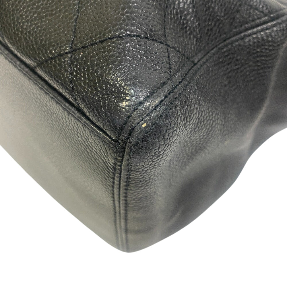 CHANEL Handbag Caviar skin black Handbag Matrasse Women