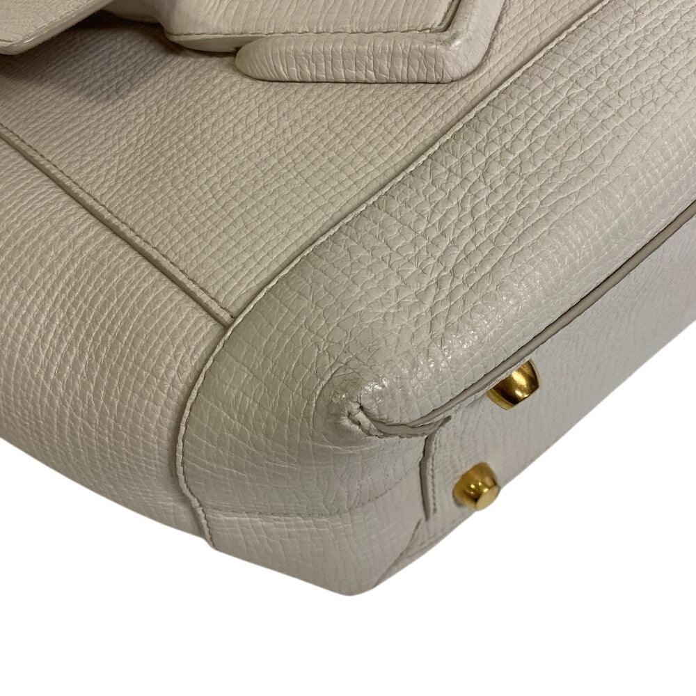 BOTTEGAVENETA Shoulder Bag leather white Zaarco 48