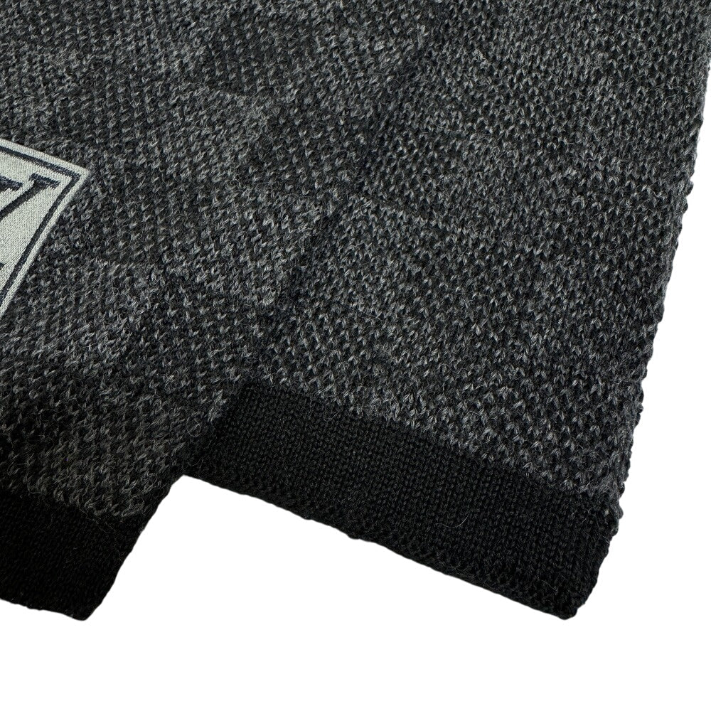 LOUIS VUITTON Scarf M70028 wool gray Damier Grafitte Eschar Petit