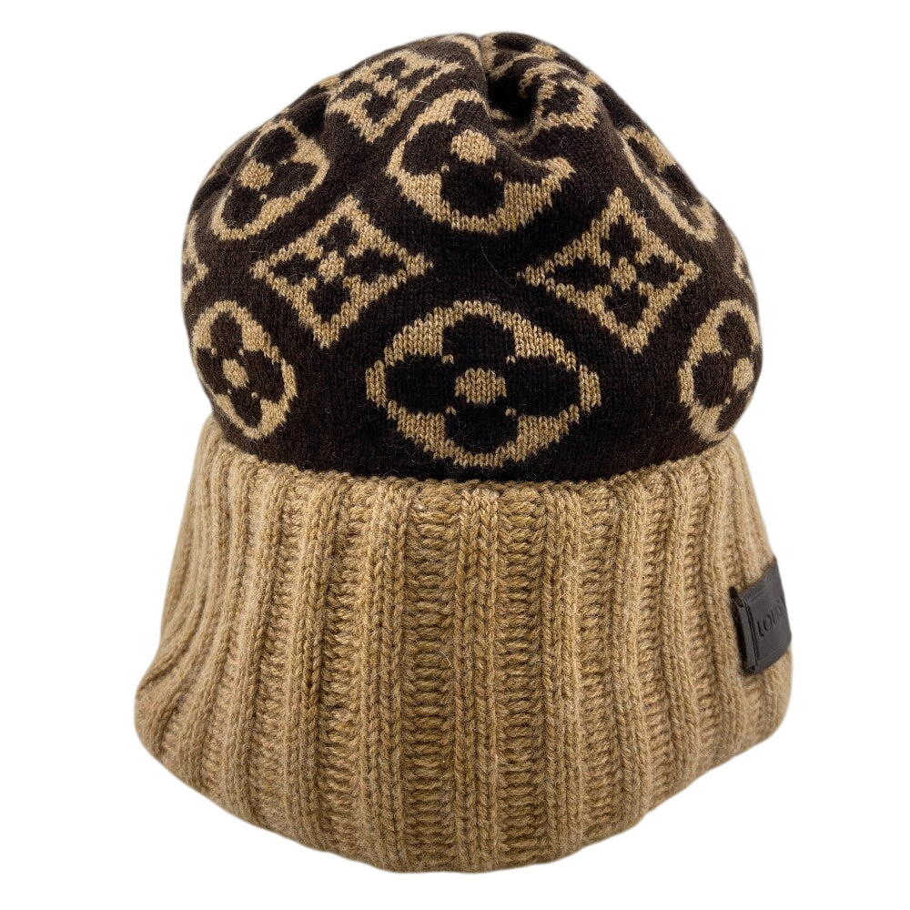 LOUIS VUITTON Other hats M71950 cashmere Brown Bonesky Monogram