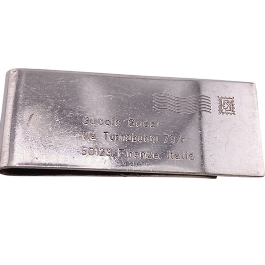 GUCCI Money clip Silver925 Silver address