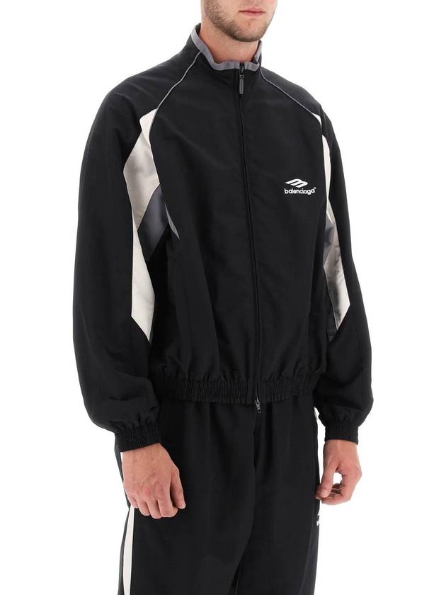 Luxury Balenciaga Trending 2025 3B Sports Icon Regular Track Jacket Black