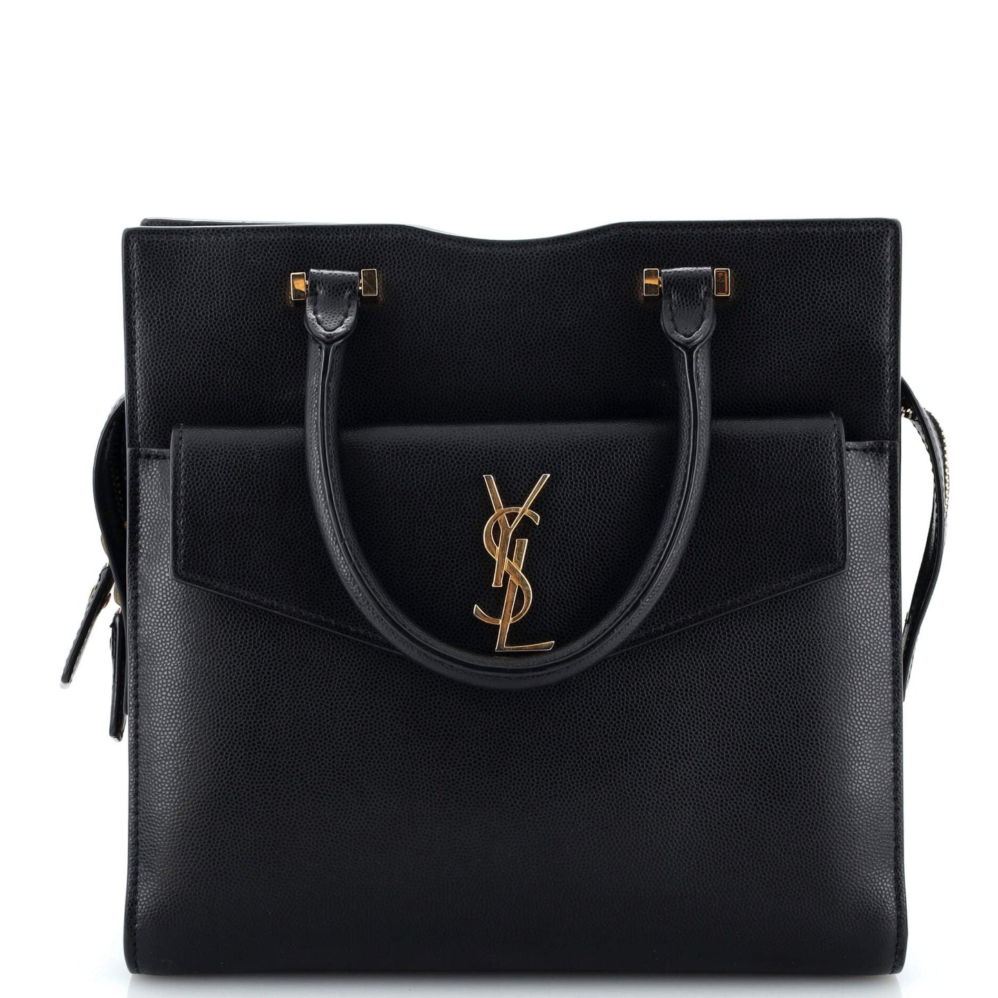 Luxury Saint Laurent Trending 2025 Uptown Tote Leather Small