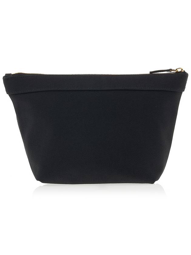Luxury Balenciaga Trending 2025 Logo Print Jumbo Pouch Bag Black