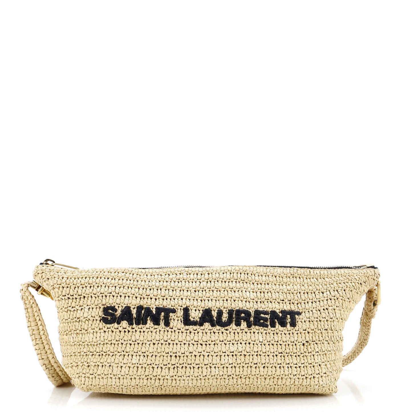 Luxury Saint Laurent Trending 2025 Tuc Logo Crossbody Bag Woven Raffia