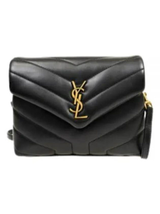 Luxury Saint Laurent Trending 2025 Loulou Toy Matelasse Shoulder Bag Black