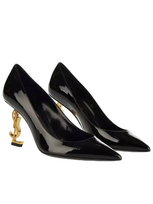 Luxury Saint Laurent Trending 2025 Opium Pumps Black Gold
